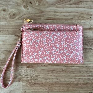 Target: A New Day- Floral Pink Wristlet Clutch